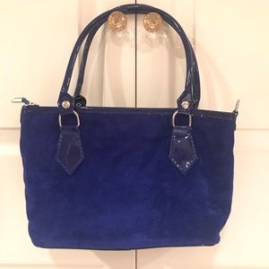 Blue Suede Borse In Pelle Replica bag